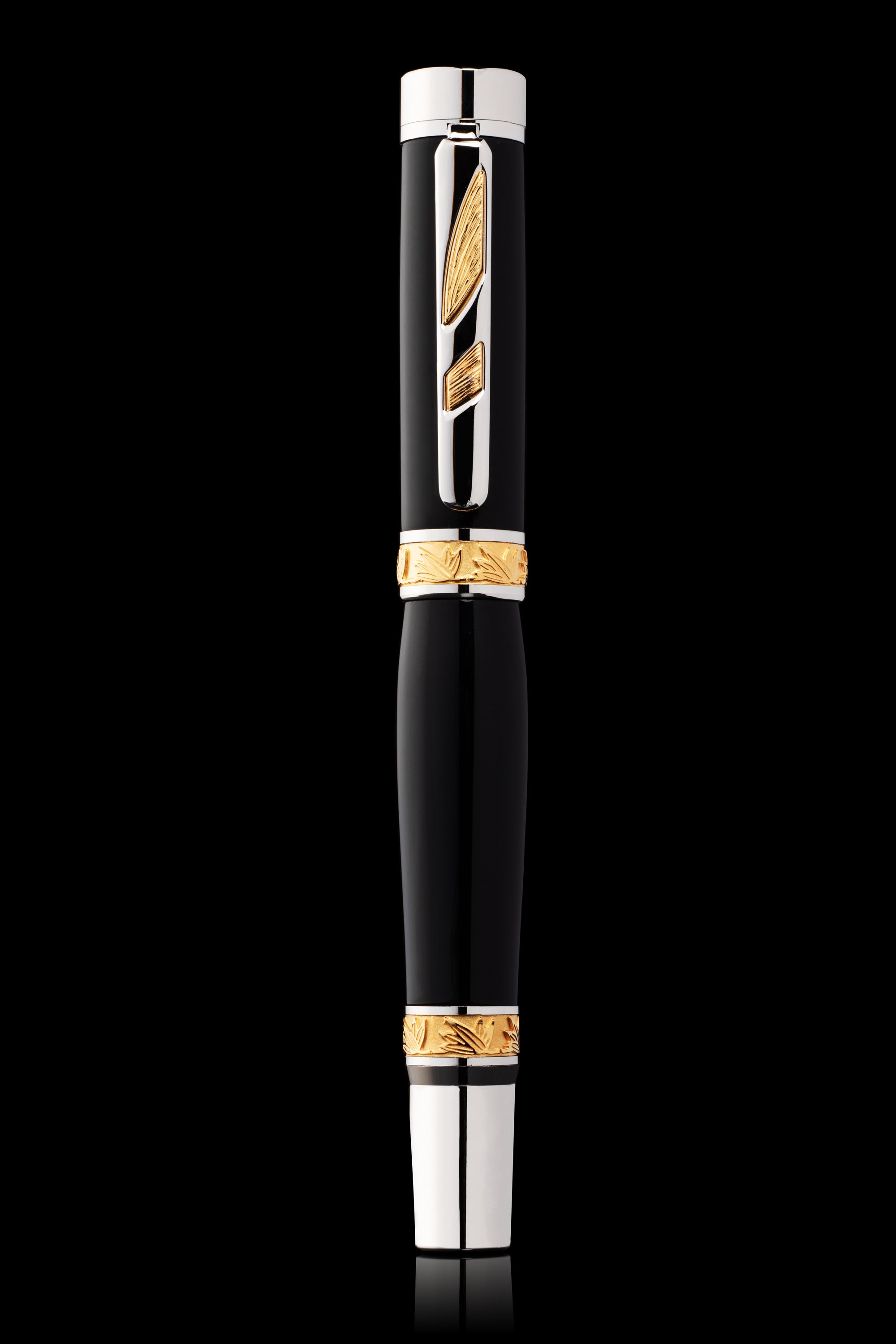 Nice Pen Pen For Men | Pitchman Rainmaker Black Fountain Pen