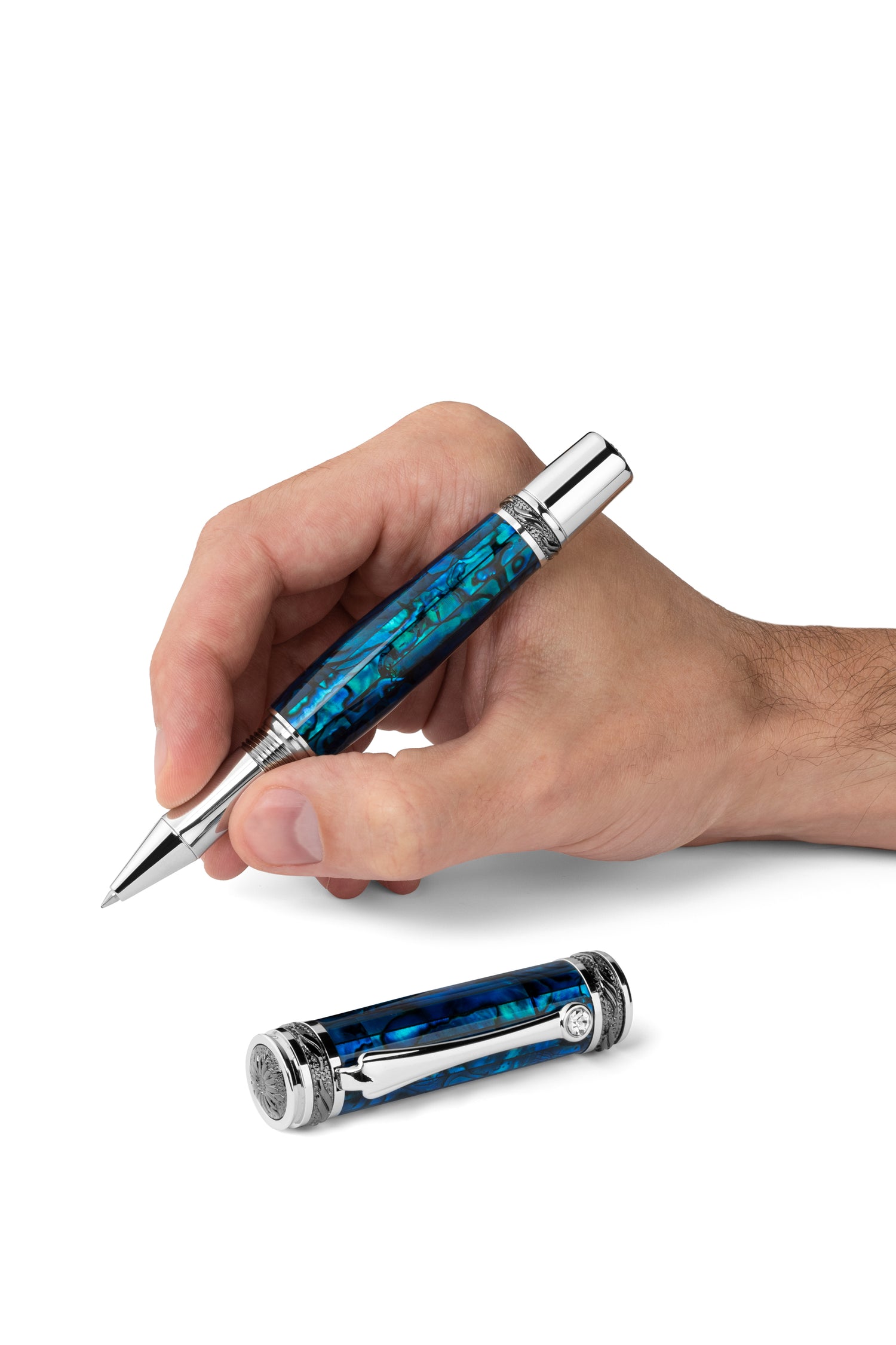 Tycoon Lustrous Sapphire Rollerball Pen
