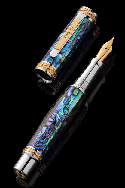 Pitchman Closer High-End Fountain Pen: Handcrafted American-made, heavy, ideal men's pen, a corporate gift for valued clients