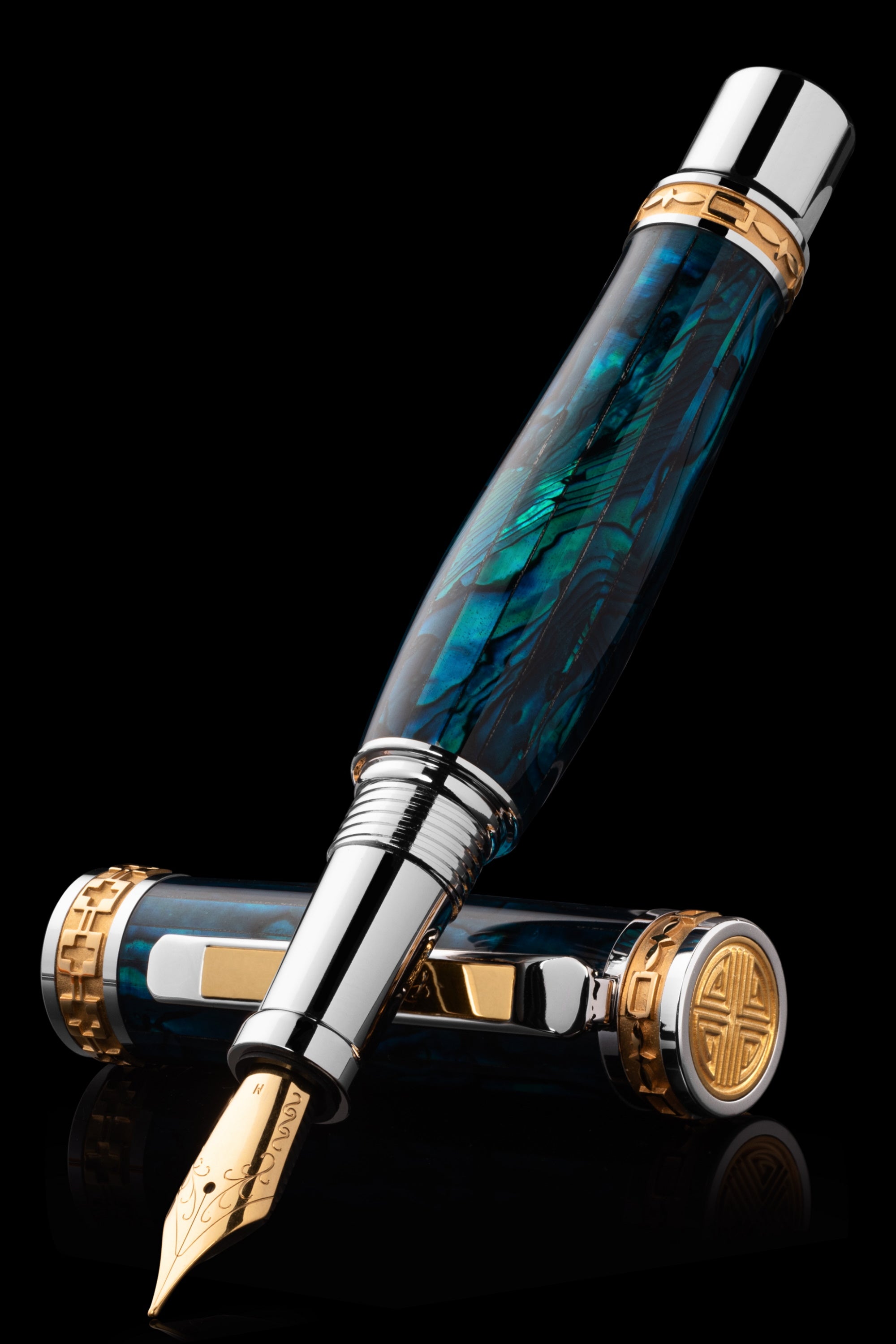 Pitchman Closer Teal Fountain Pen - A faithful Men's Pen