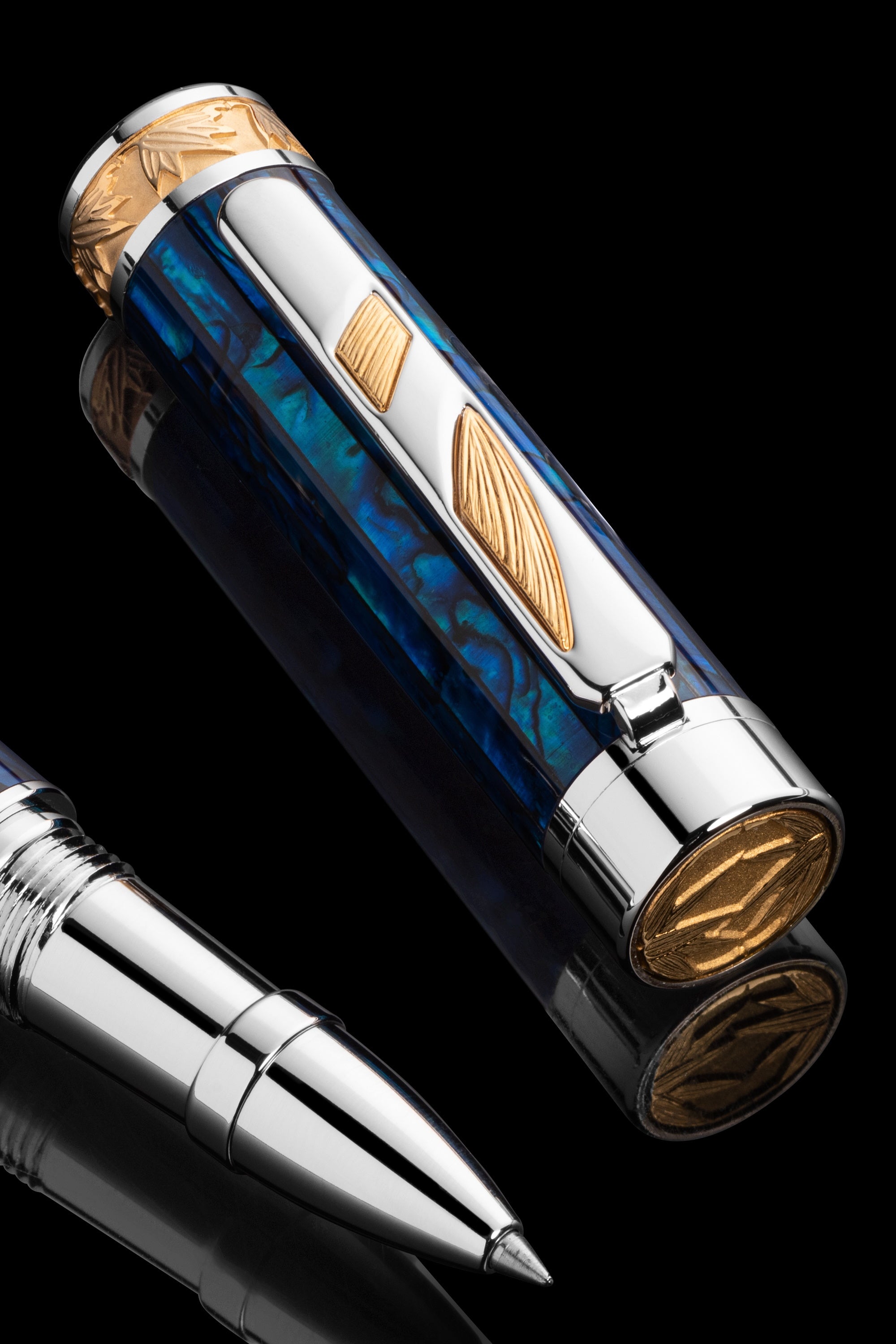 Pitchman Rainmaker Sapphire Rollerball Pen