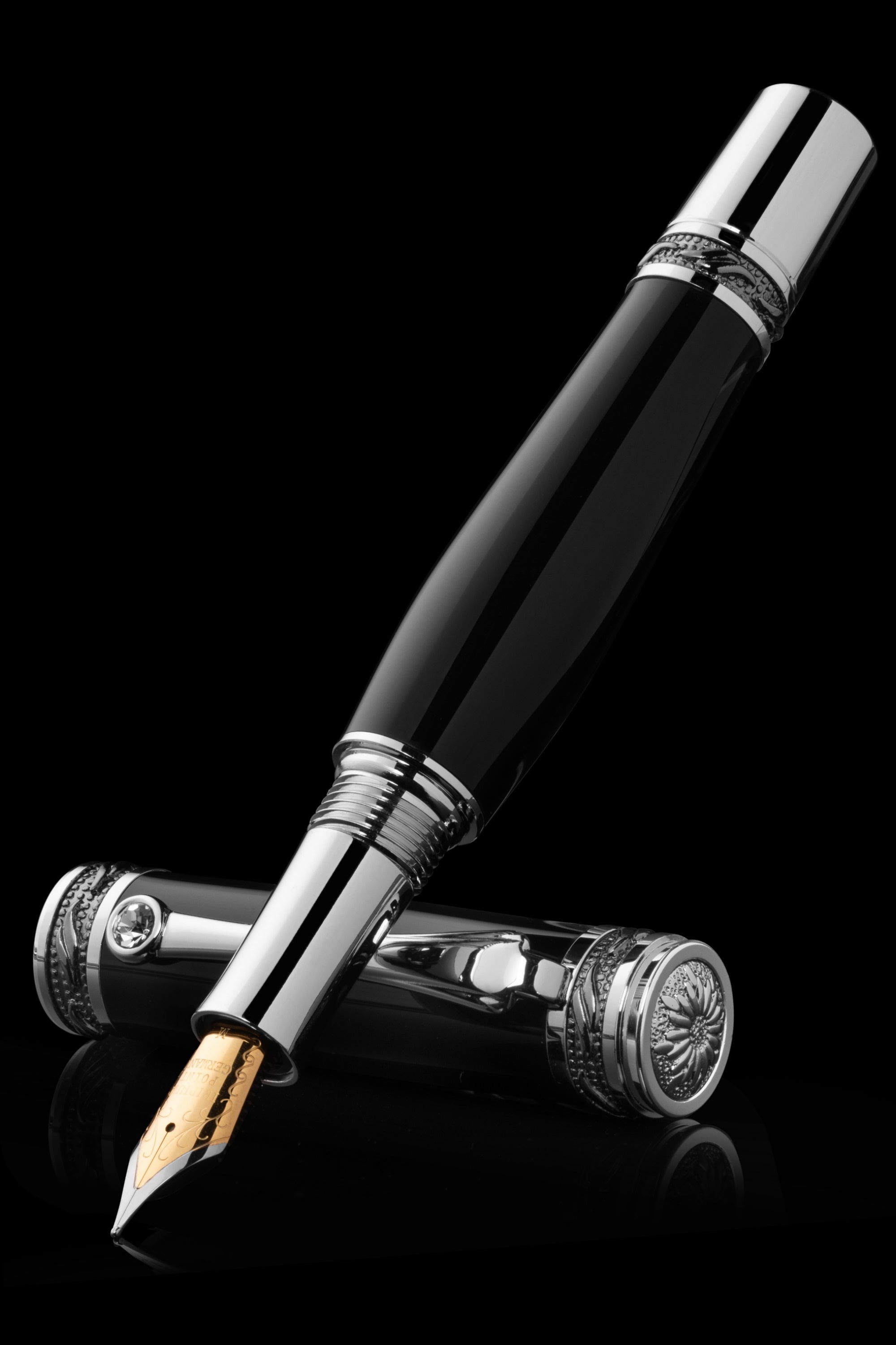 Pitchman Tycoon Black Fountain Pen - Men’s Pen