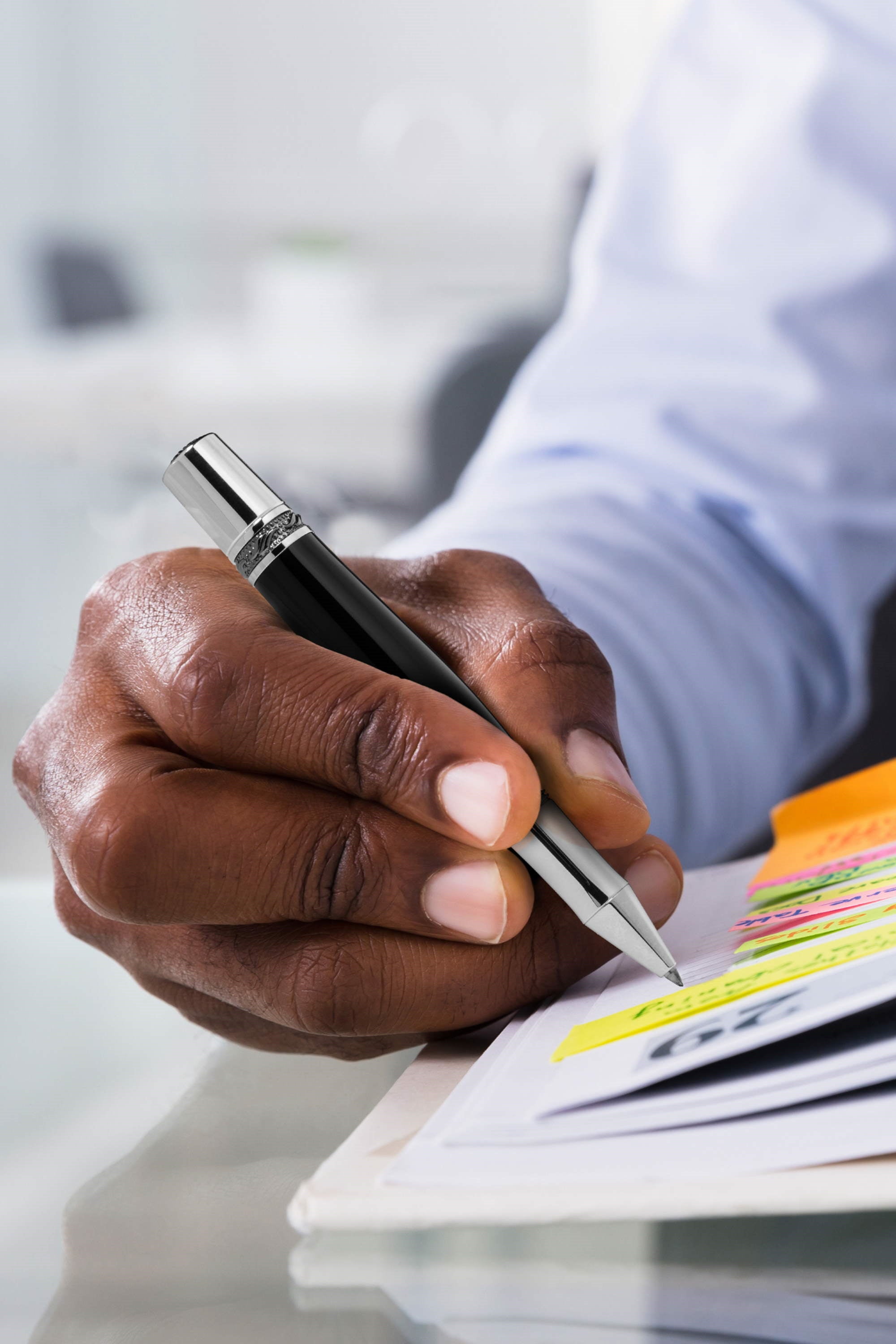 Tycoon Lustrous Black Fountain Pen