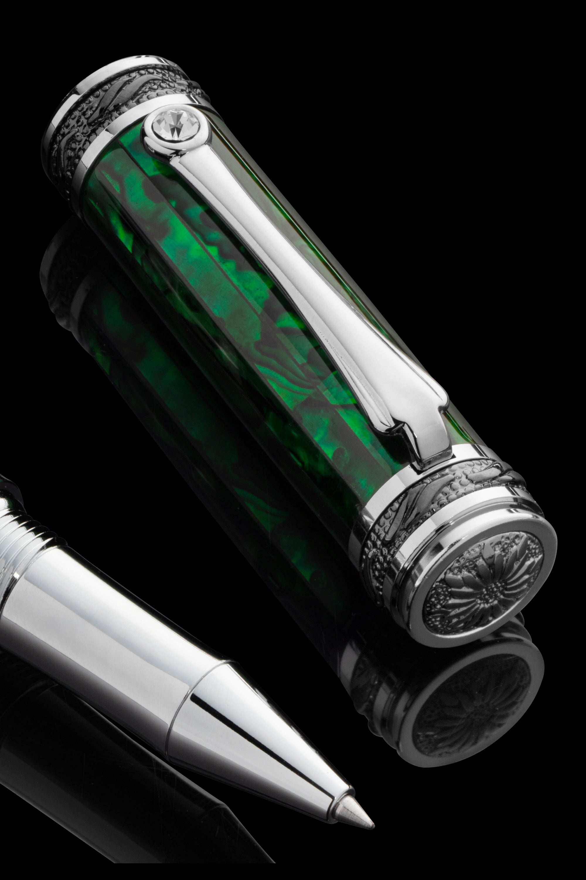 Tycoon Lustrous Emerald Rollerball Pen
