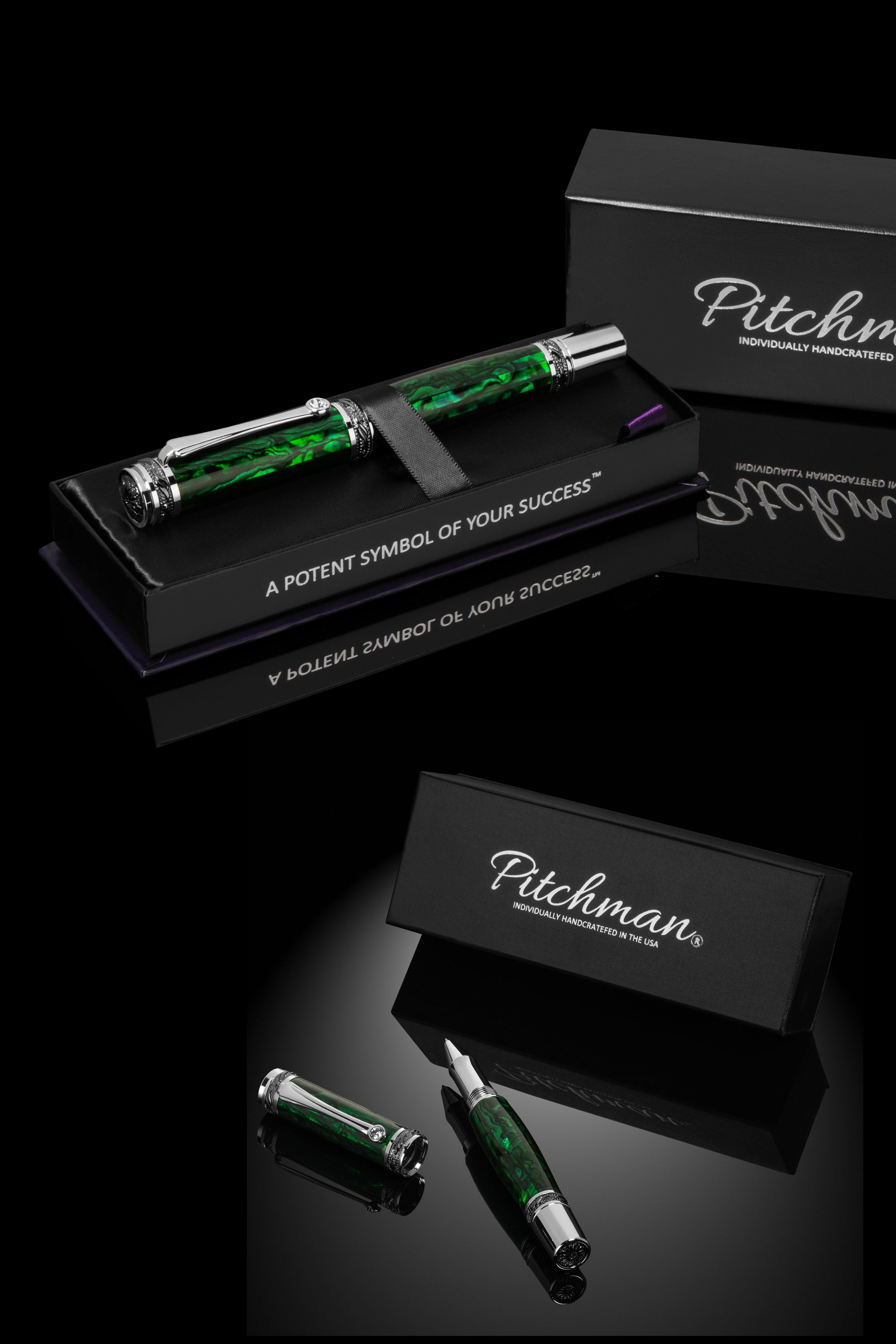 Tycoon Lustrous Black Fountain Pen