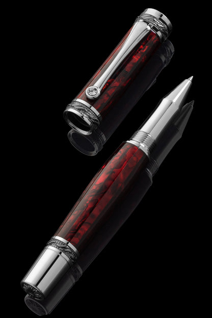 Tycoon Lustrous Red Rollerball Pen