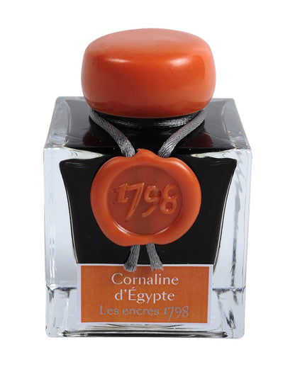 J. Herbin 1798 Fountain Pen Ink - Cornaline d'Egypte - 50 ml. Bottle